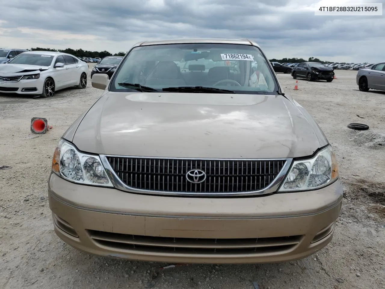 2002 Toyota Avalon Xl VIN: 4T1BF28B32U215095 Lot: 71862194