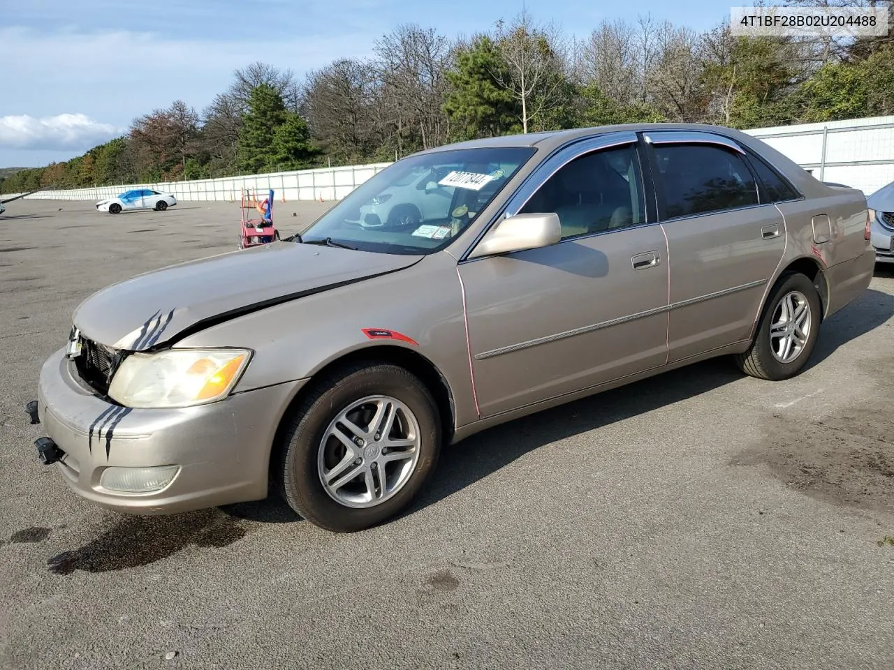 2002 Toyota Avalon Xl VIN: 4T1BF28B02U204488 Lot: 72077844