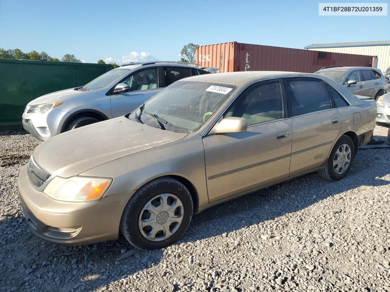 2002 Toyota Avalon Xl VIN: 4T1BF28B72U201359 Lot: 72470834