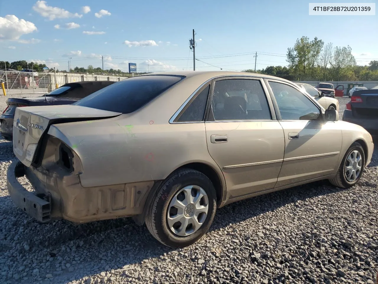 2002 Toyota Avalon Xl VIN: 4T1BF28B72U201359 Lot: 72470834