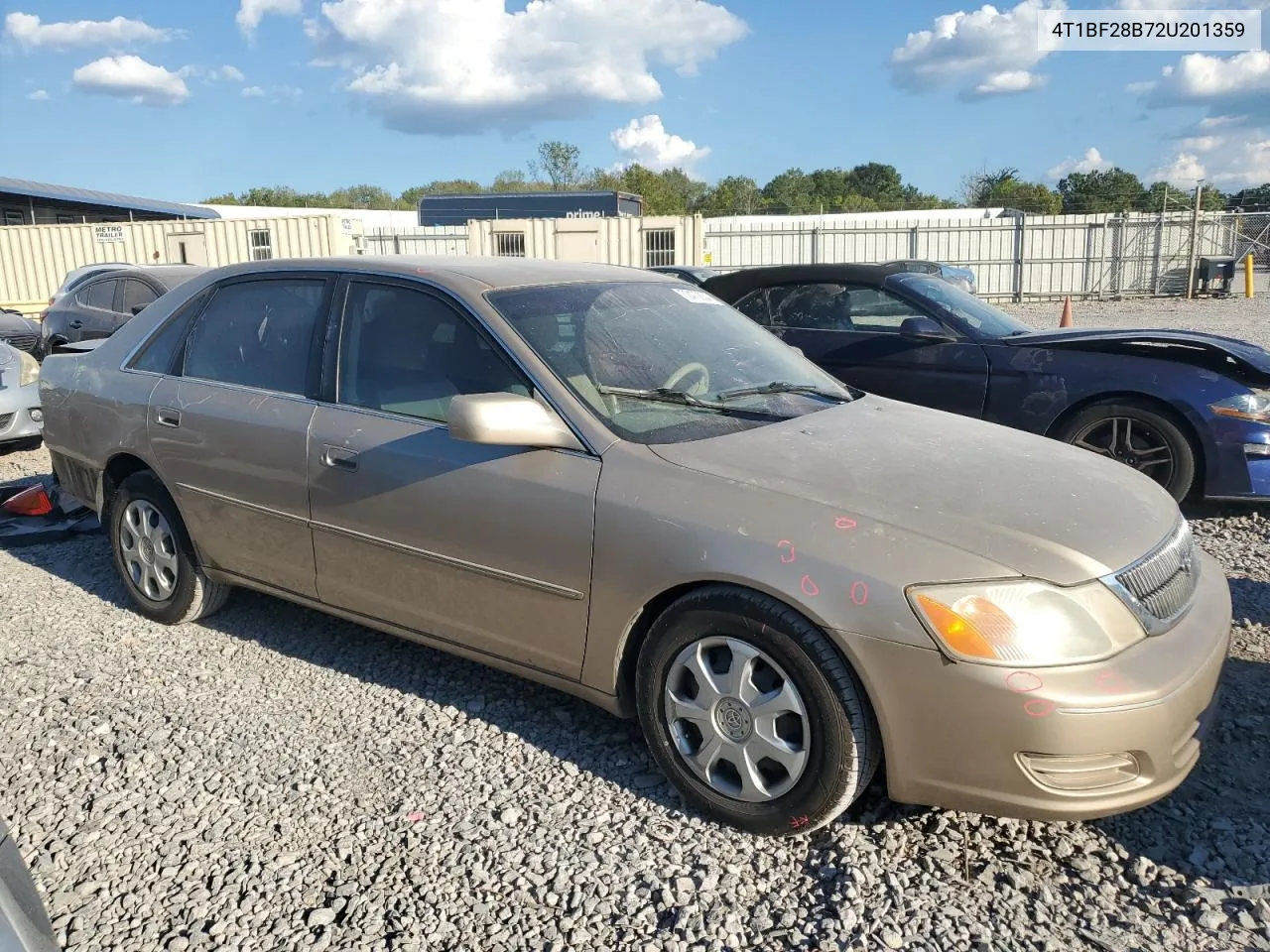 2002 Toyota Avalon Xl VIN: 4T1BF28B72U201359 Lot: 72470834