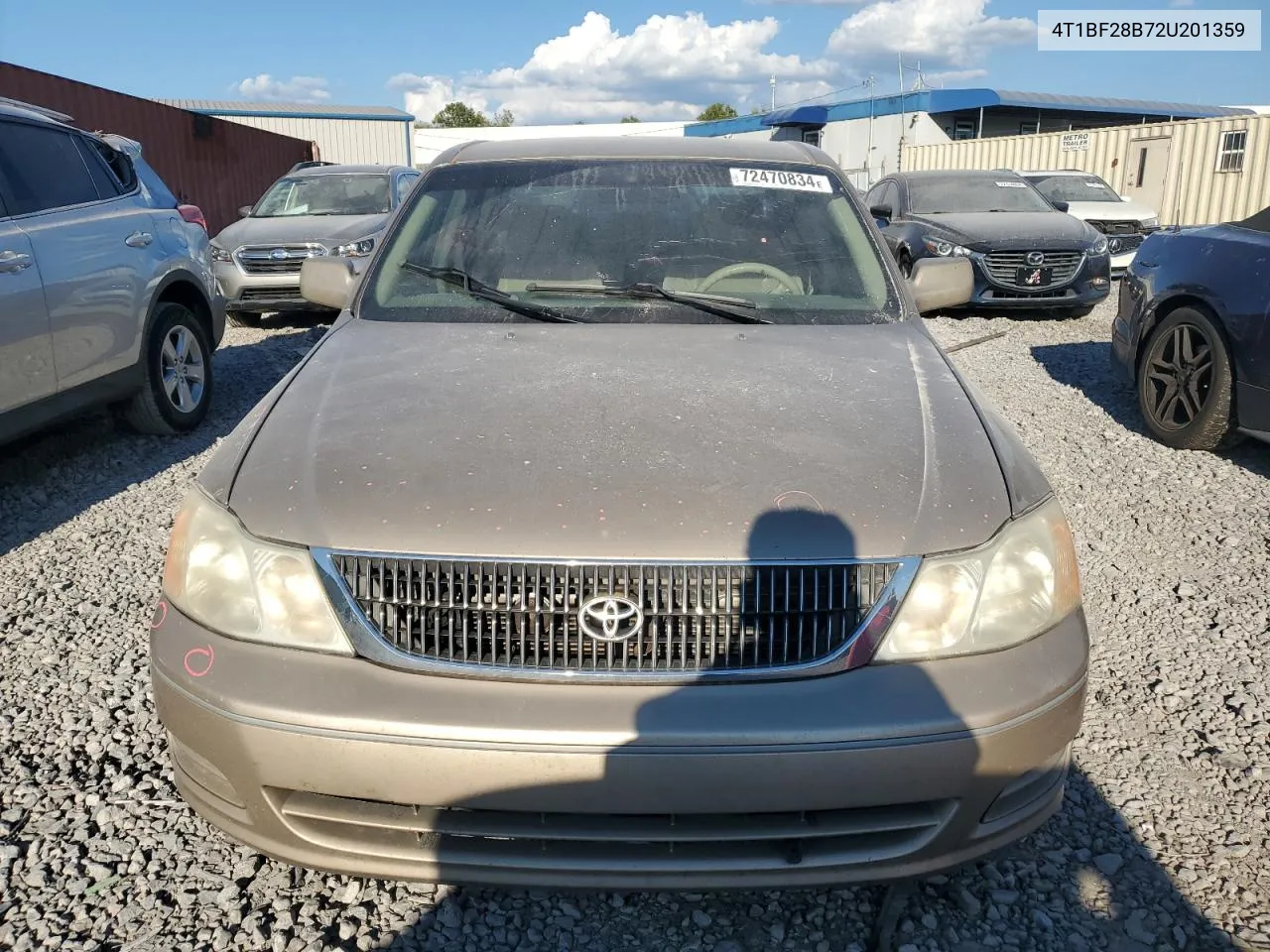 2002 Toyota Avalon Xl VIN: 4T1BF28B72U201359 Lot: 72470834