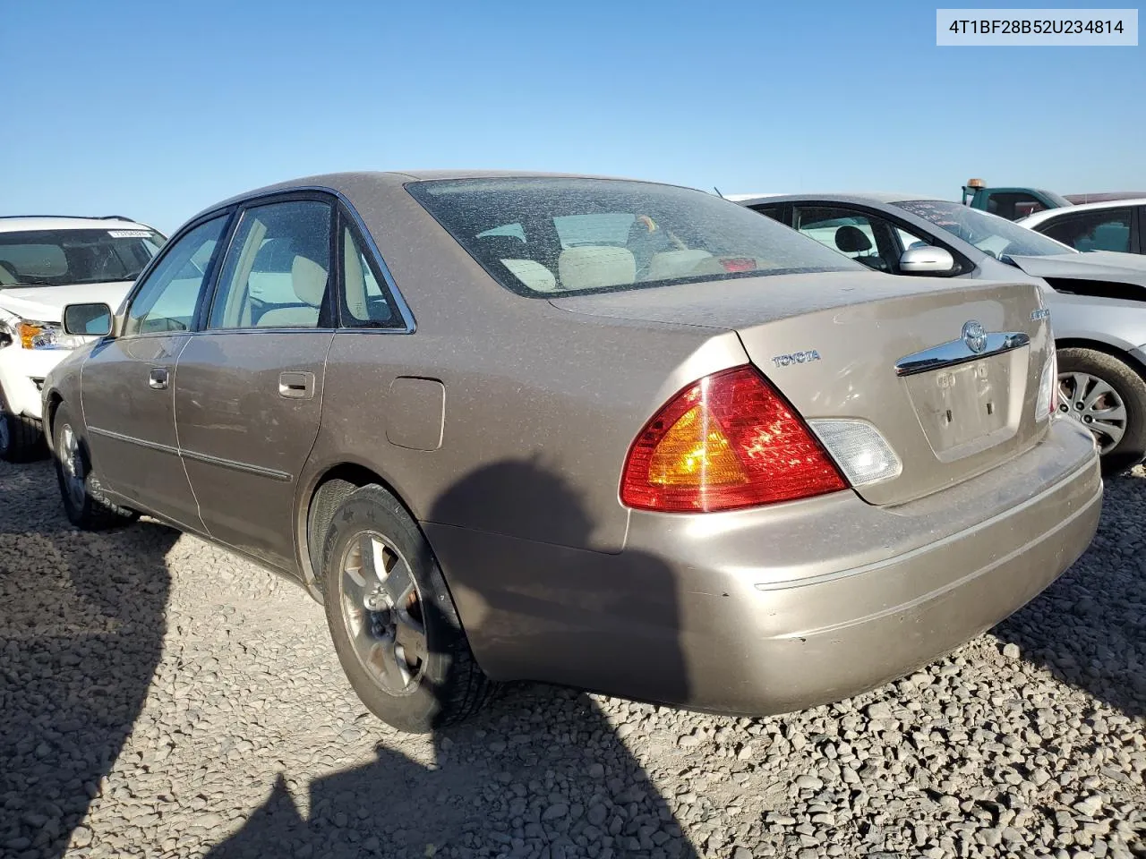 2002 Toyota Avalon Xl VIN: 4T1BF28B52U234814 Lot: 73349384