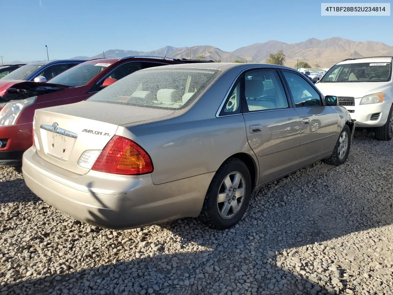 2002 Toyota Avalon Xl VIN: 4T1BF28B52U234814 Lot: 73349384