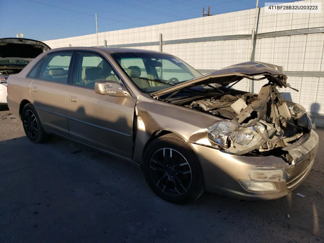 2002 Toyota Avalon Xl VIN: 4T1BF28B32U203223 Lot: 74356944