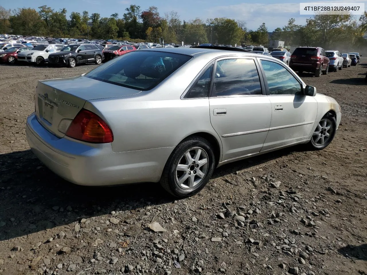 2002 Toyota Avalon Xl VIN: 4T1BF28B12U249407 Lot: 75181184