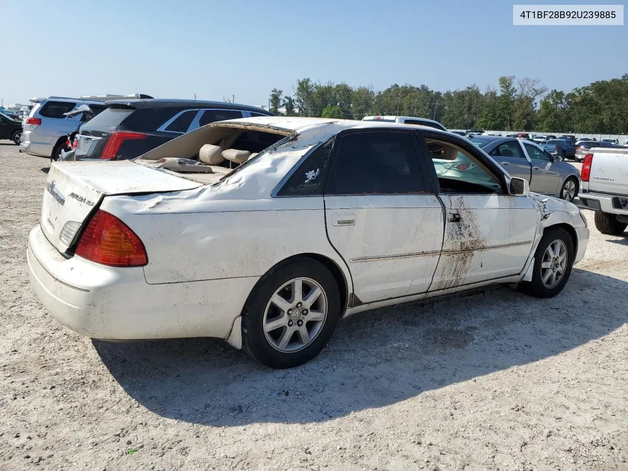 2002 Toyota Avalon Xl VIN: 4T1BF28B92U239885 Lot: 76189244