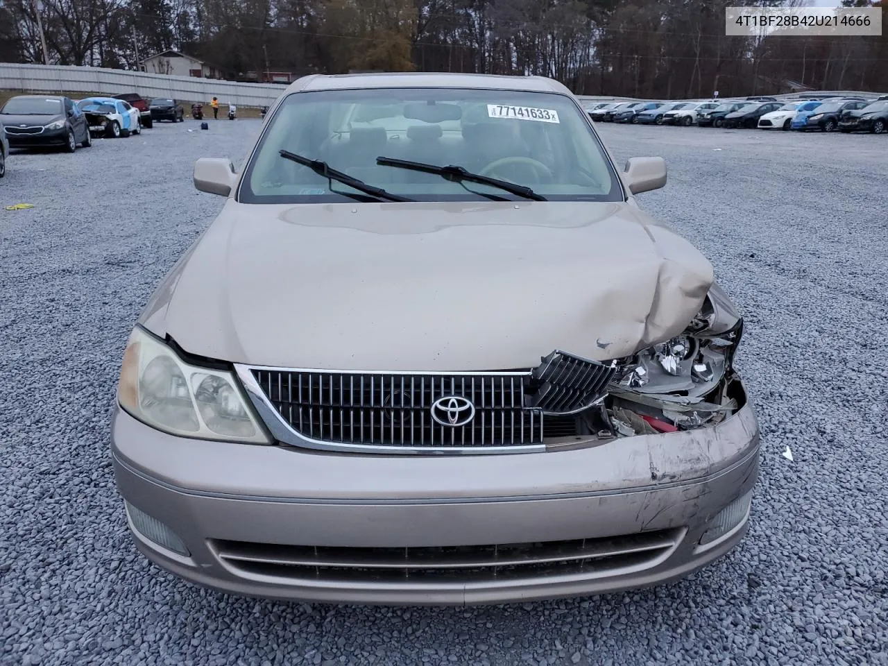 2002 Toyota Avalon Xl VIN: 4T1BF28B42U214666 Lot: 77141633