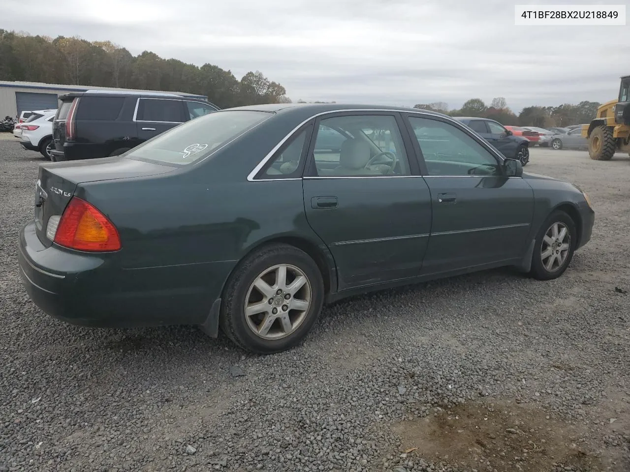 2002 Toyota Avalon Xl VIN: 4T1BF28BX2U218849 Lot: 77189644