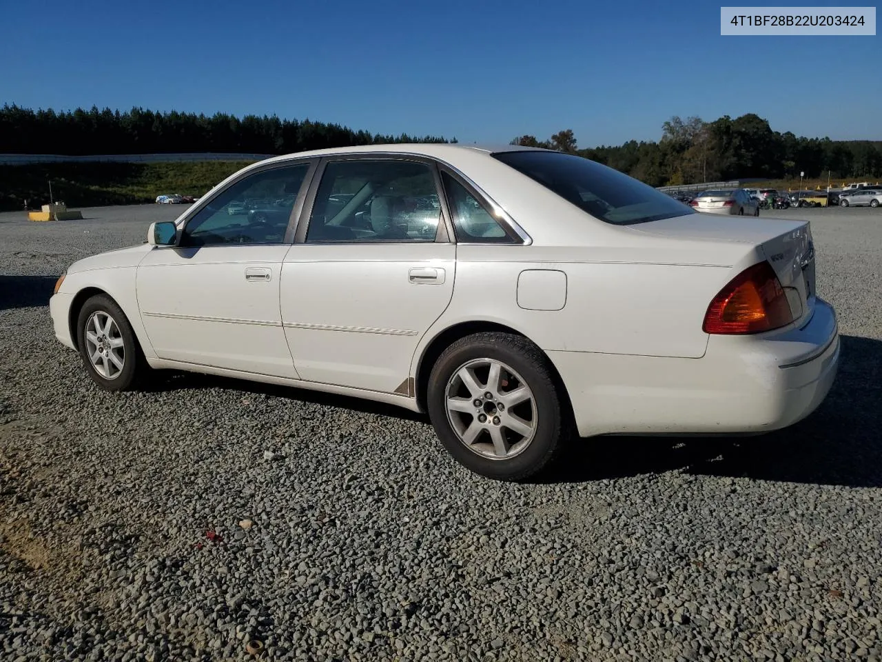 2002 Toyota Avalon Xl VIN: 4T1BF28B22U203424 Lot: 77189744