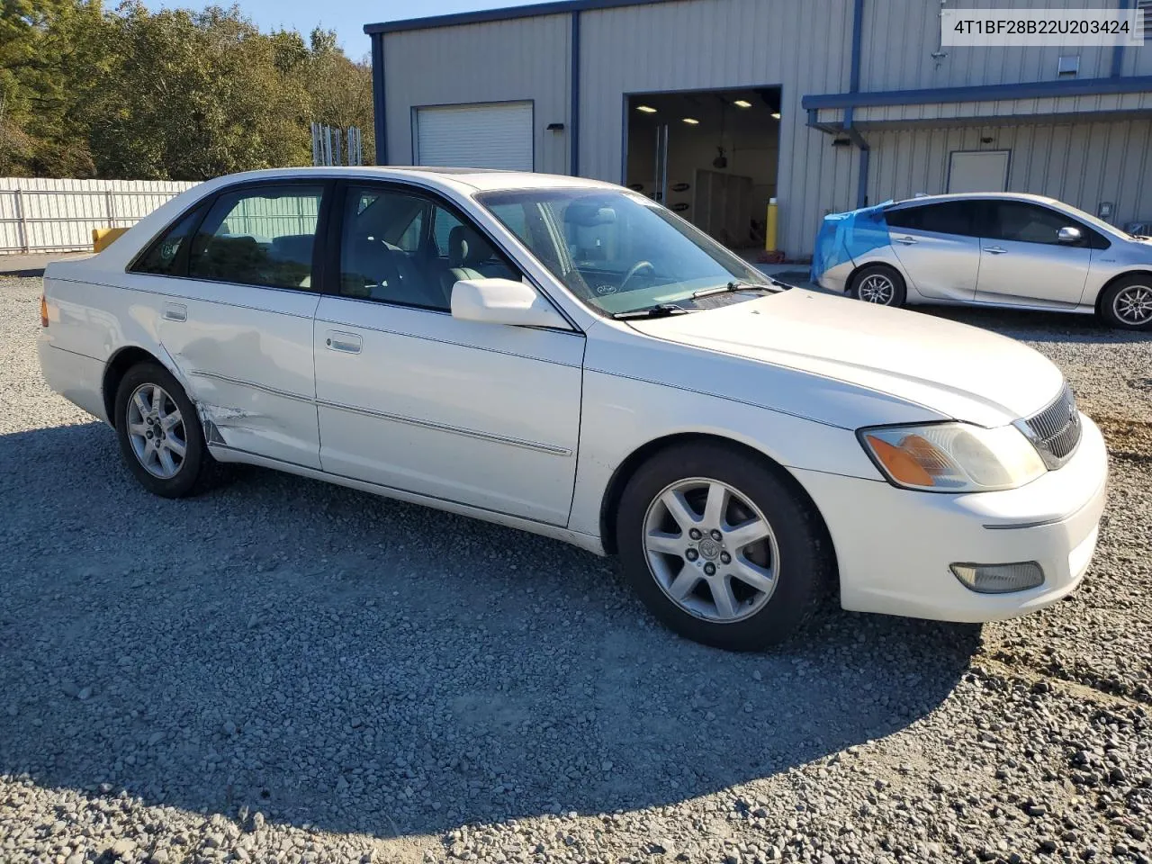 2002 Toyota Avalon Xl VIN: 4T1BF28B22U203424 Lot: 77189744