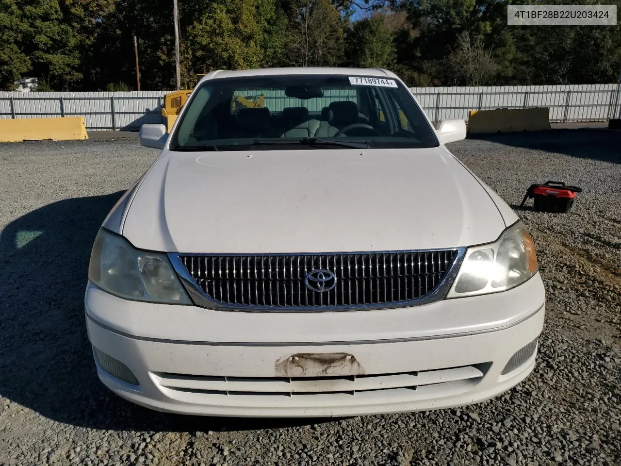 2002 Toyota Avalon Xl VIN: 4T1BF28B22U203424 Lot: 77189744