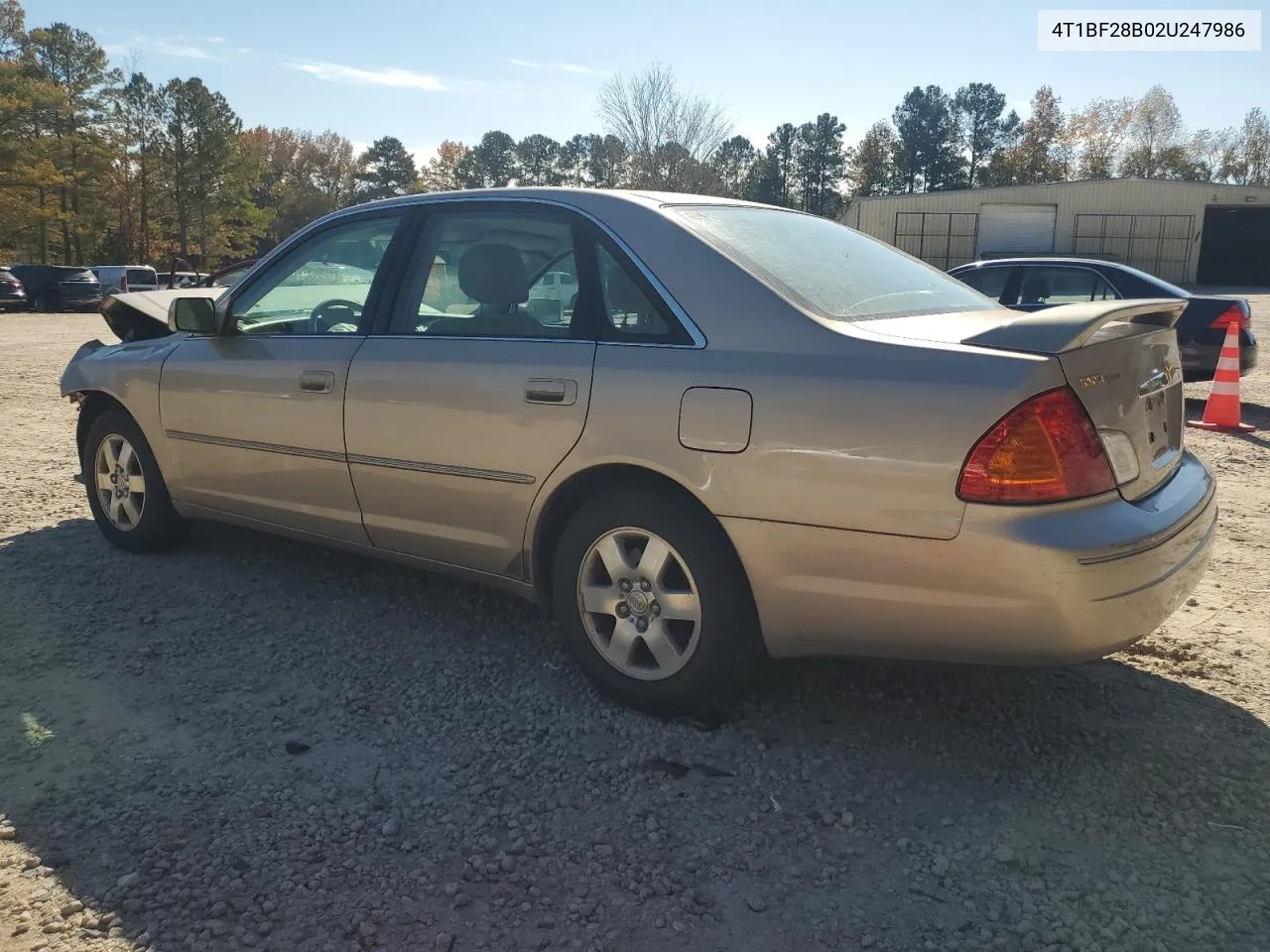 2002 Toyota Avalon Xl VIN: 4T1BF28B02U247986 Lot: 77789974