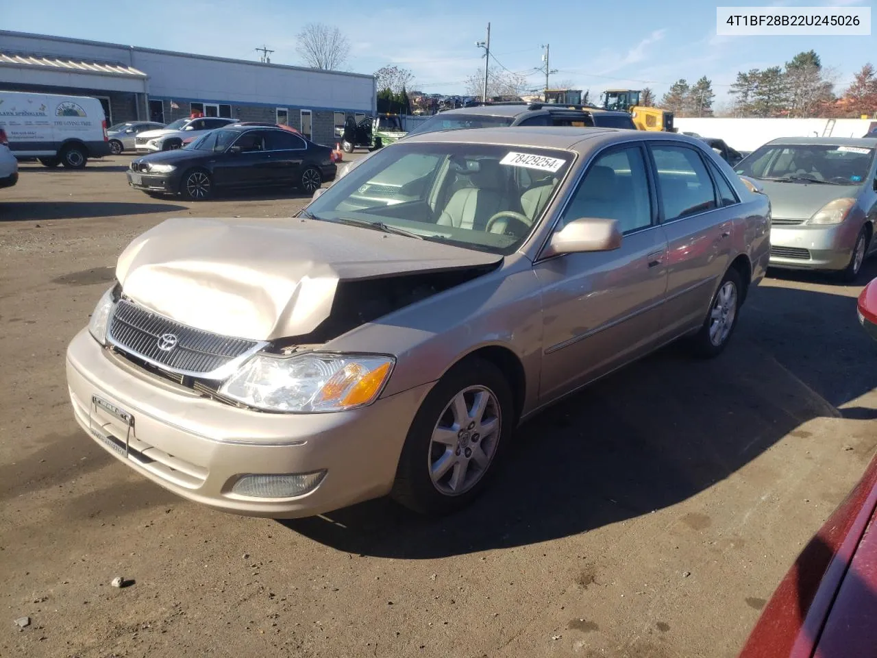 2002 Toyota Avalon Xl VIN: 4T1BF28B22U245026 Lot: 78429254