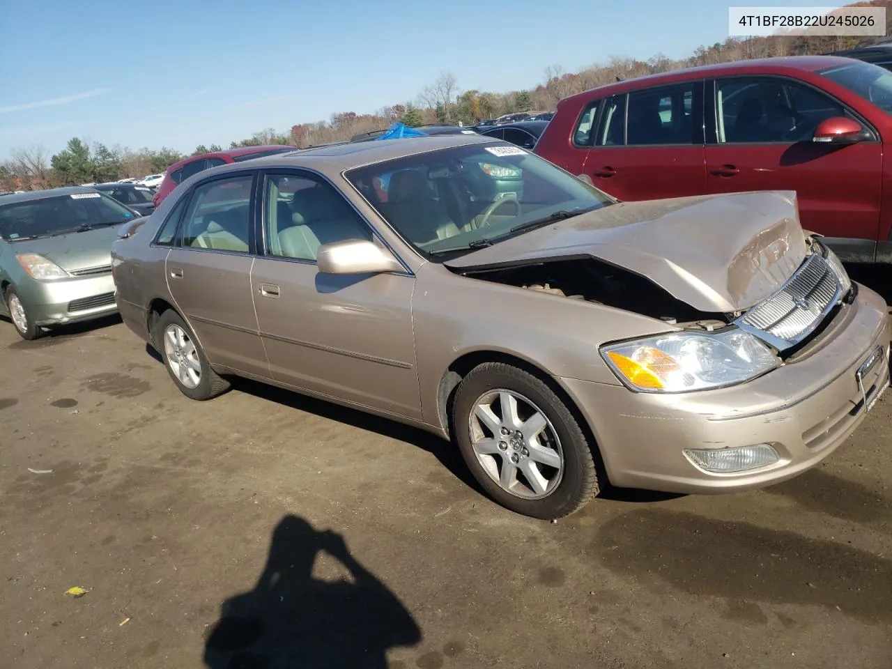 2002 Toyota Avalon Xl VIN: 4T1BF28B22U245026 Lot: 78429254