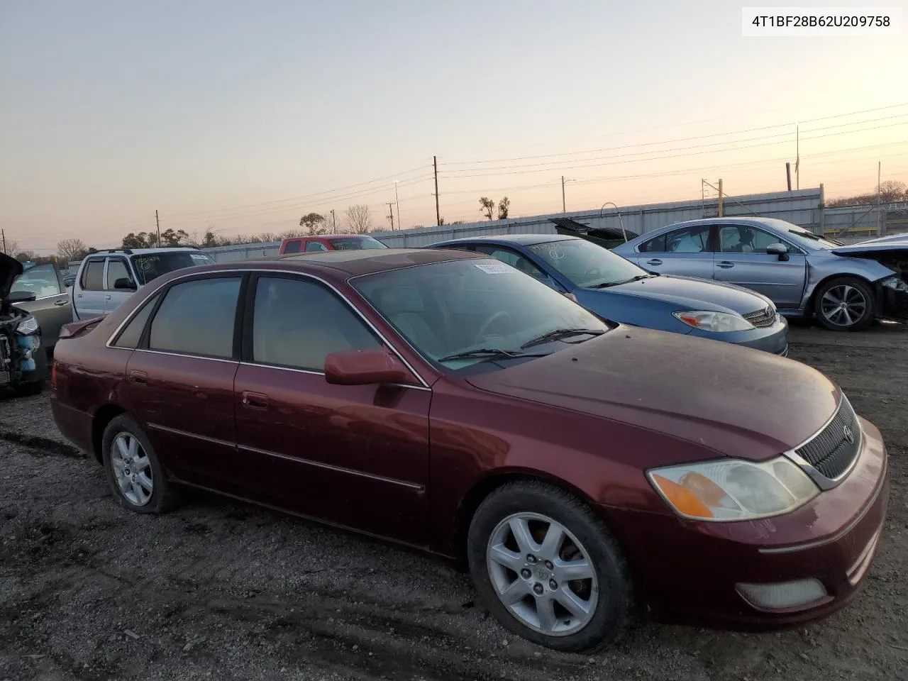 2002 Toyota Avalon Xl VIN: 4T1BF28B62U209758 Lot: 79661224