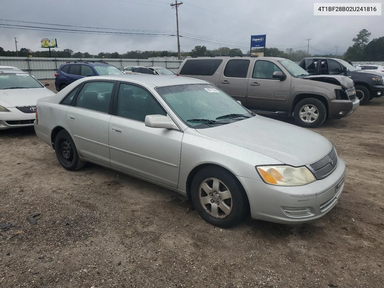 2002 Toyota Avalon Xl VIN: 4T1BF28B02U241816 Lot: 80717764