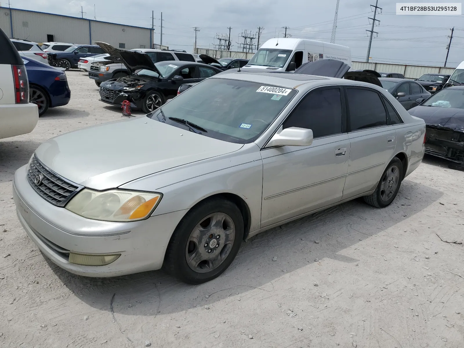 2003 Toyota Avalon Xl VIN: 4T1BF28B53U295128 Lot: 51400204