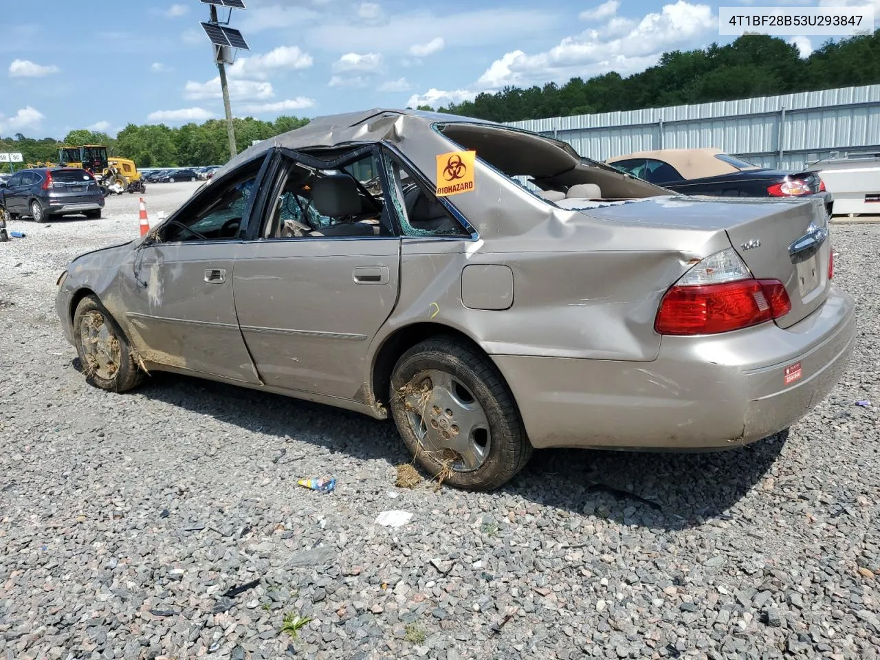 2003 Toyota Avalon Xl VIN: 4T1BF28B53U293847 Lot: 53562564