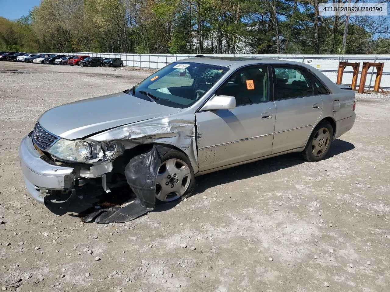 2003 Toyota Avalon Xl VIN: 4T1BF28B93U280390 Lot: 53971664