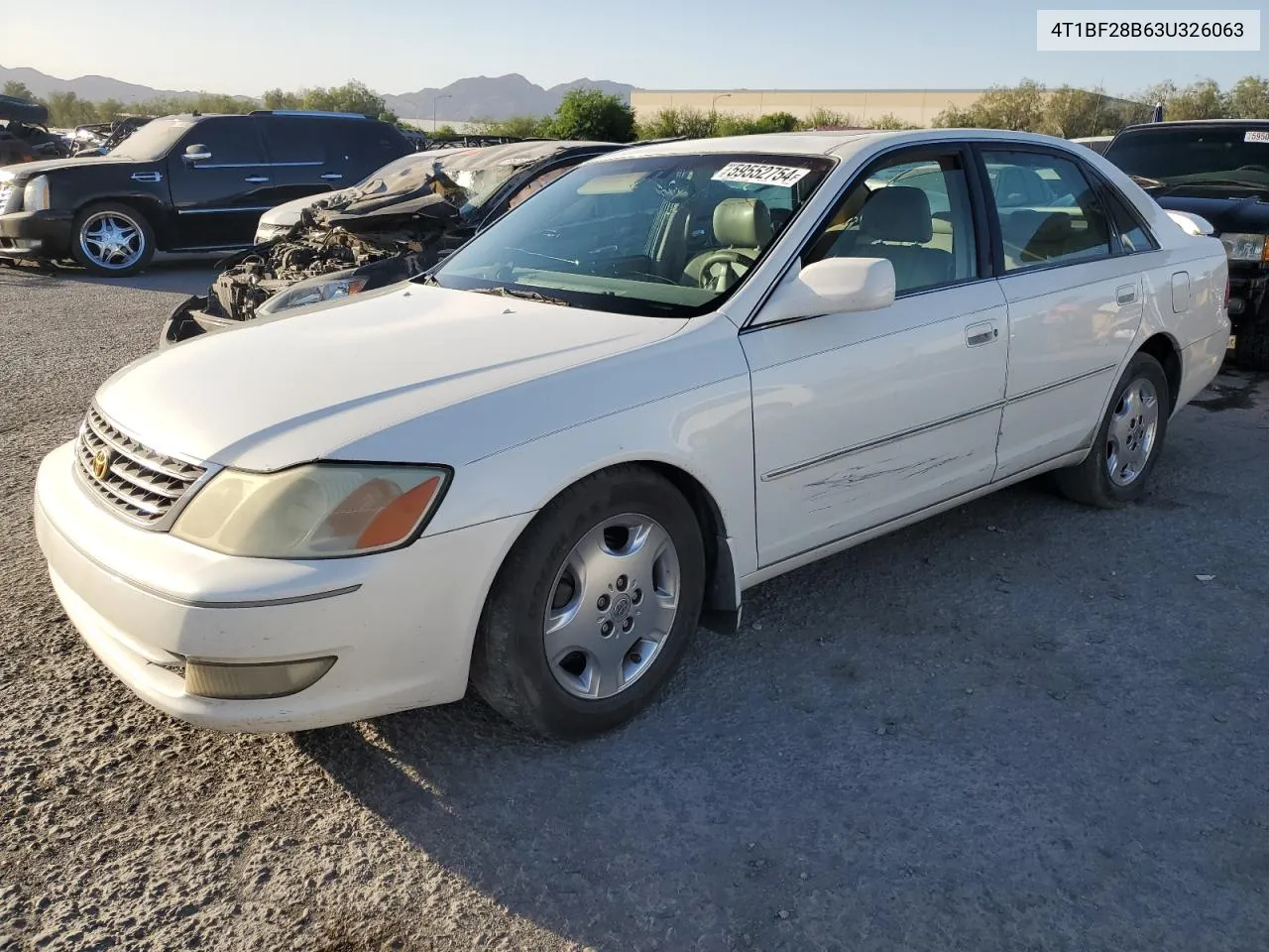 2003 Toyota Avalon Xl VIN: 4T1BF28B63U326063 Lot: 59552754