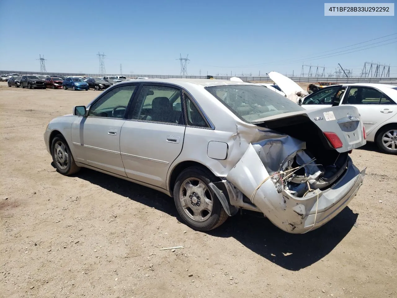 2003 Toyota Avalon Xl VIN: 4T1BF28B33U292292 Lot: 61118024