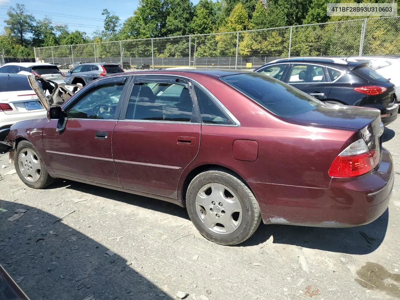 2003 Toyota Avalon Xl VIN: 4T1BF28B93U310603 Lot: 67179964