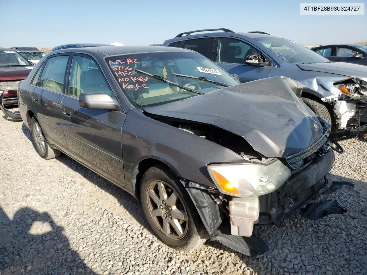 2003 Toyota Avalon Xl VIN: 4T1BF28B93U324727 Lot: 69222934