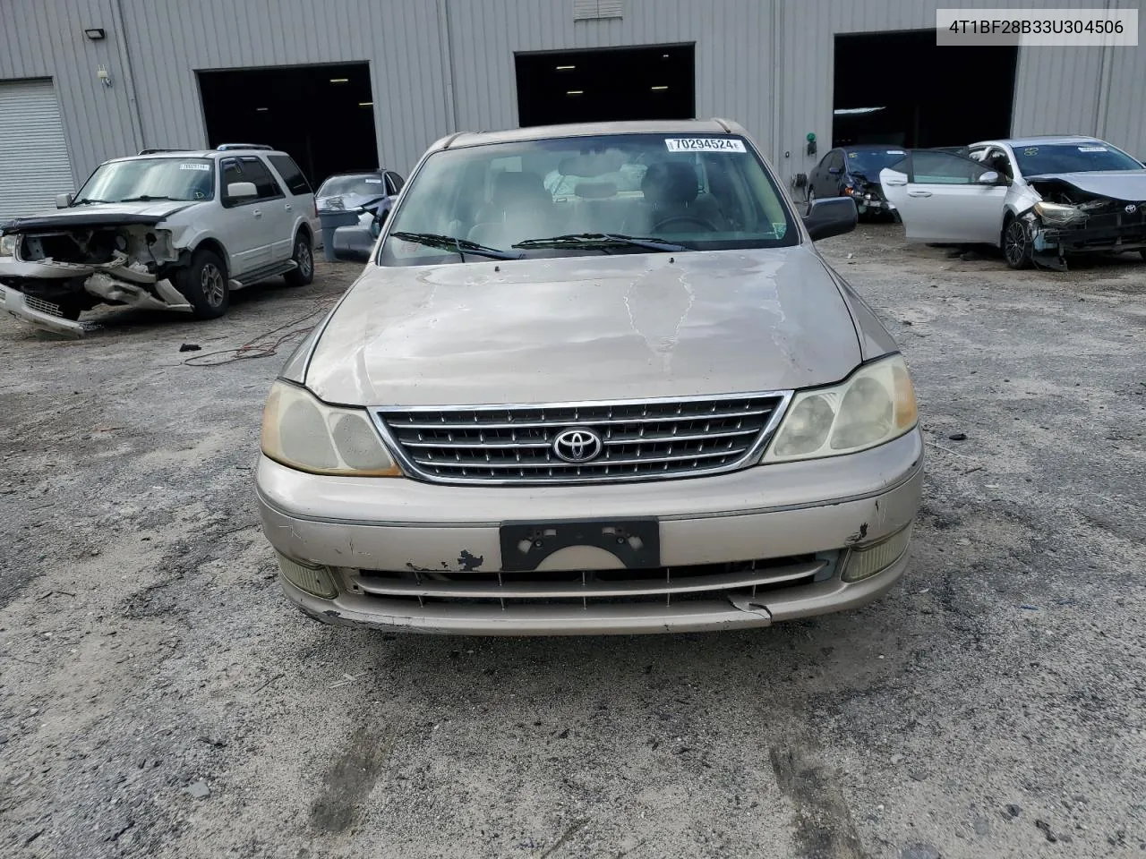 2003 Toyota Avalon Xl VIN: 4T1BF28B33U304506 Lot: 70294524