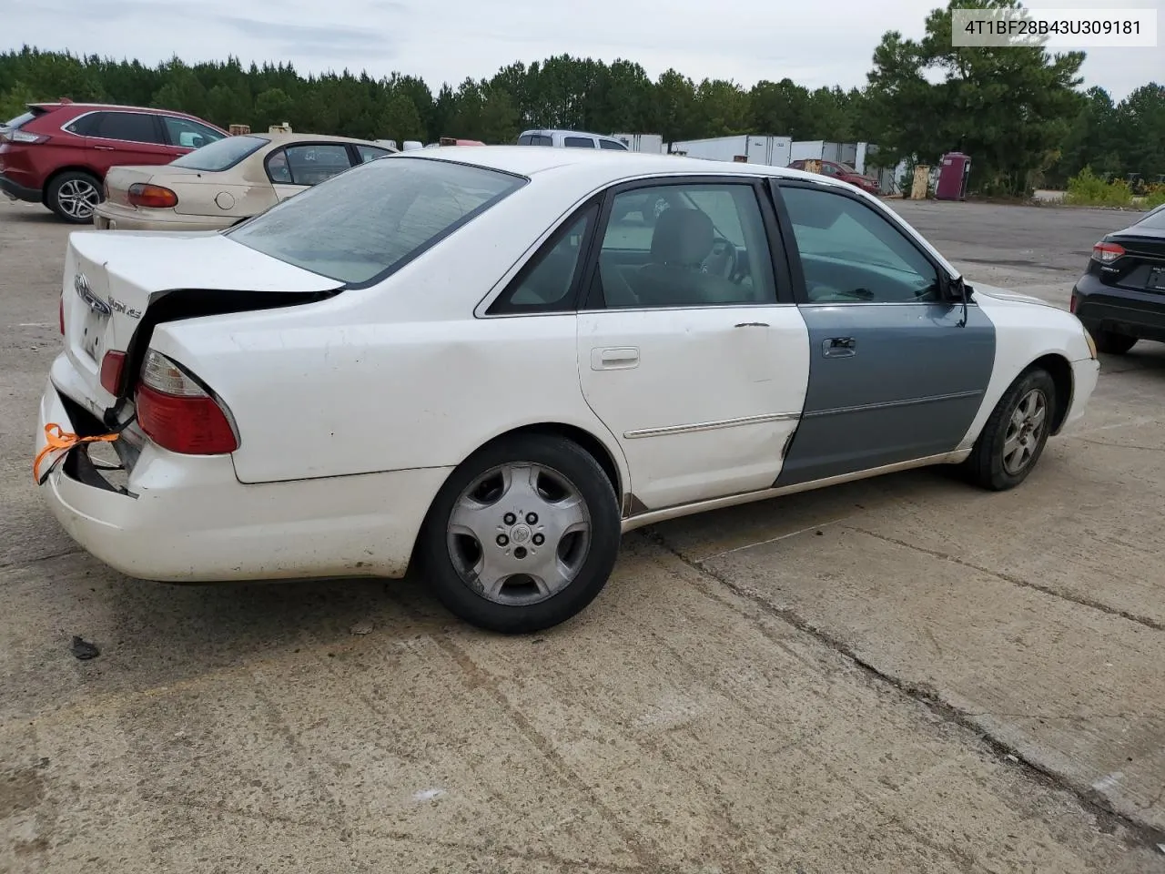 2003 Toyota Avalon Xl VIN: 4T1BF28B43U309181 Lot: 71213874