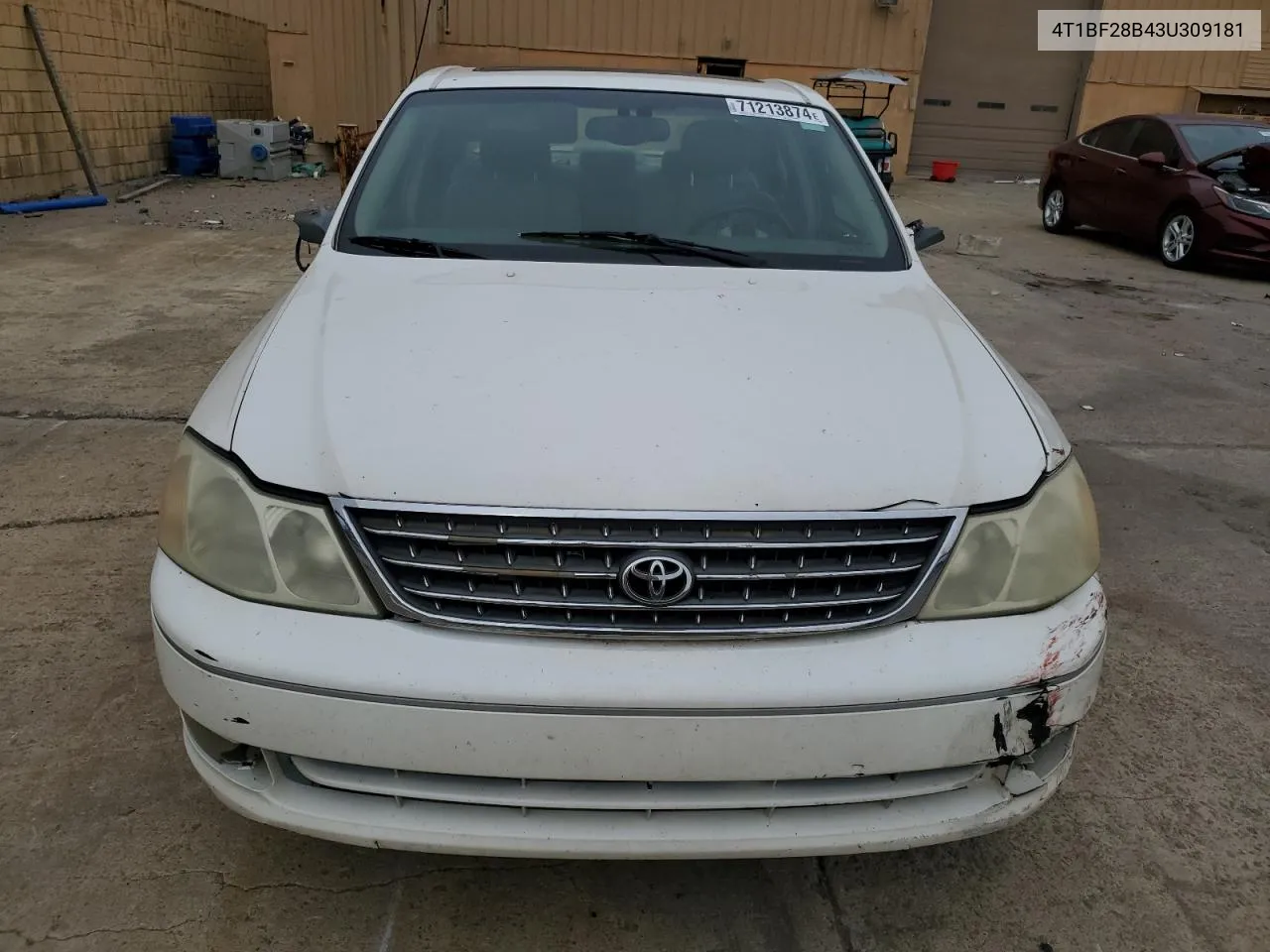 2003 Toyota Avalon Xl VIN: 4T1BF28B43U309181 Lot: 71213874