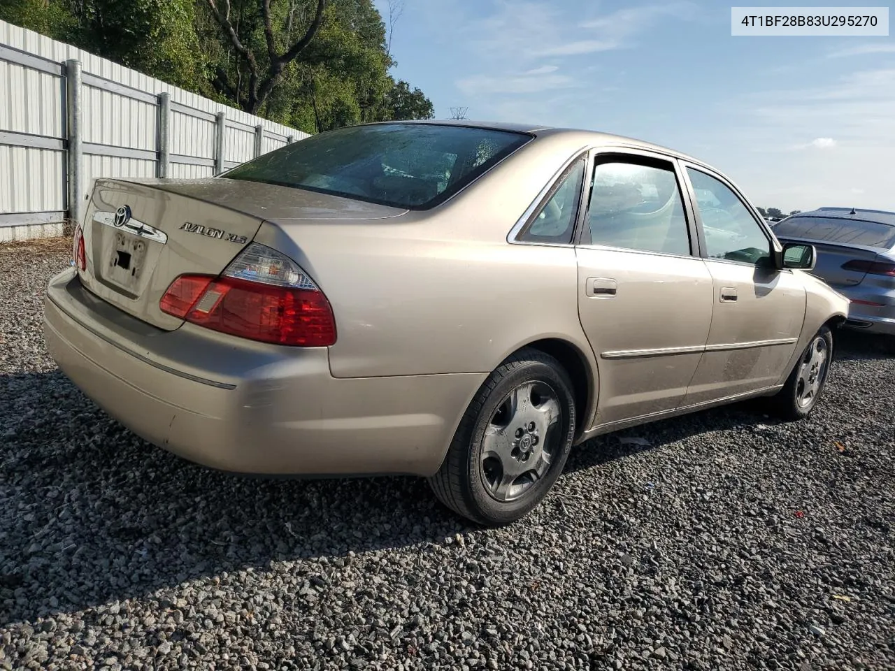 2003 Toyota Avalon Xl VIN: 4T1BF28B83U295270 Lot: 71249144