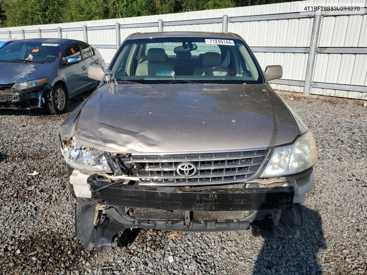 2003 Toyota Avalon Xl VIN: 4T1BF28B83U295270 Lot: 71249144