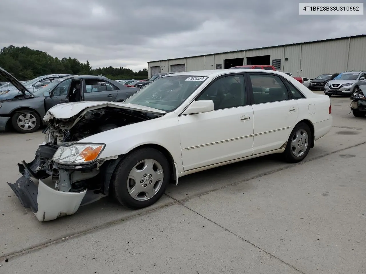 2003 Toyota Avalon Xl VIN: 4T1BF28B33U310662 Lot: 71638254