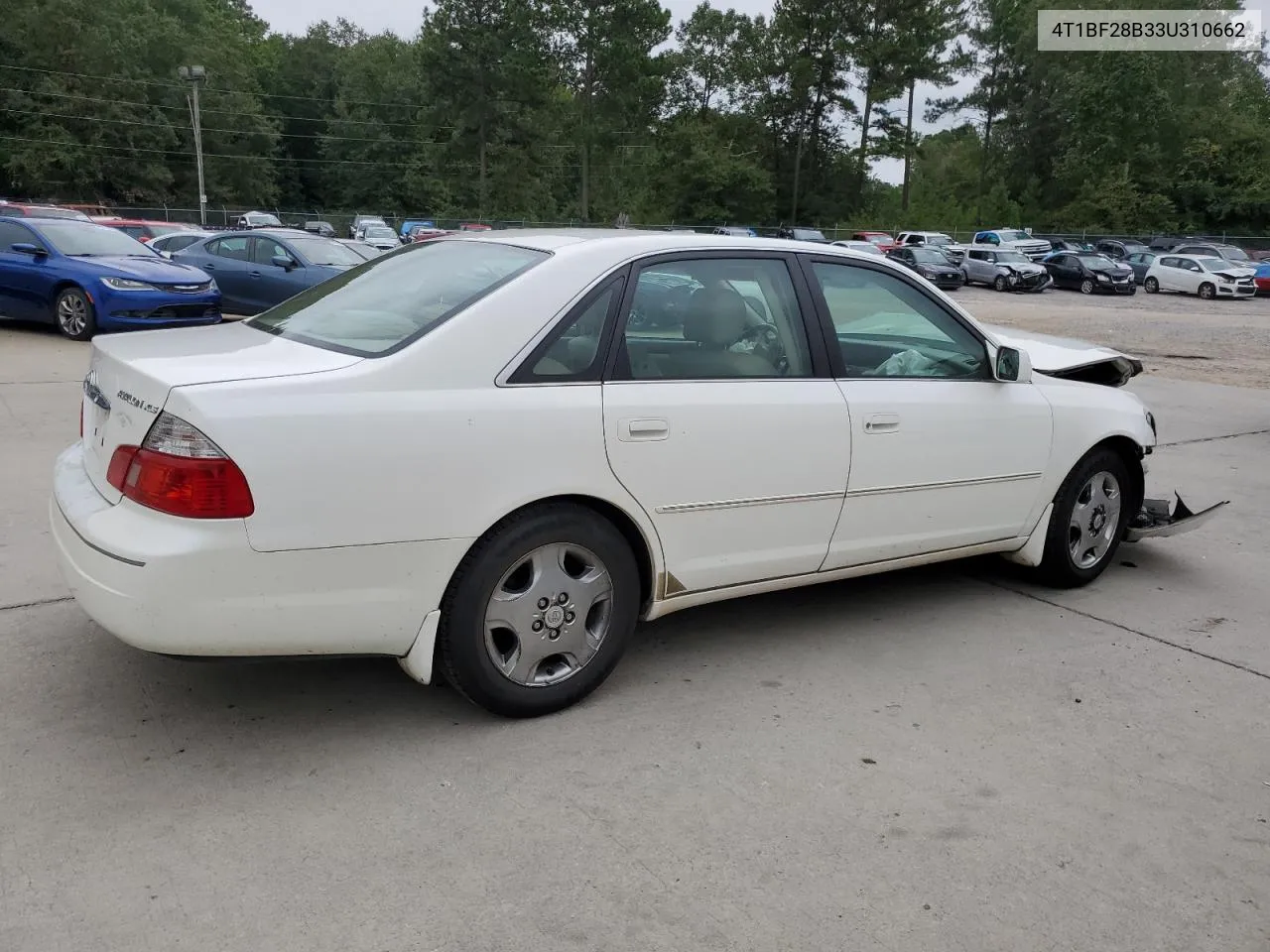 2003 Toyota Avalon Xl VIN: 4T1BF28B33U310662 Lot: 71638254