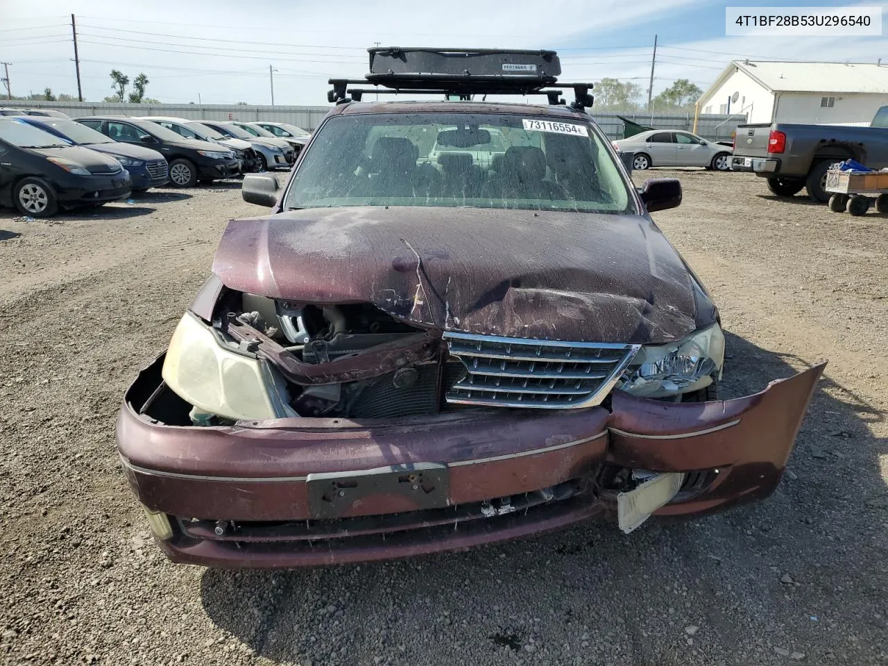 2003 Toyota Avalon Xl VIN: 4T1BF28B53U296540 Lot: 73116554