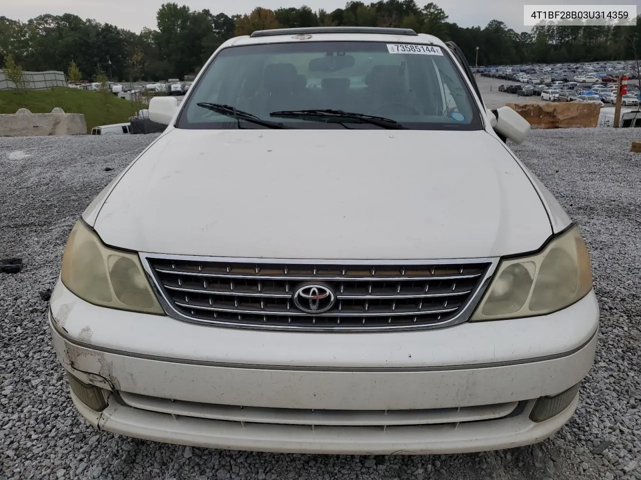 2003 Toyota Avalon Xl VIN: 4T1BF28B03U314359 Lot: 73585144