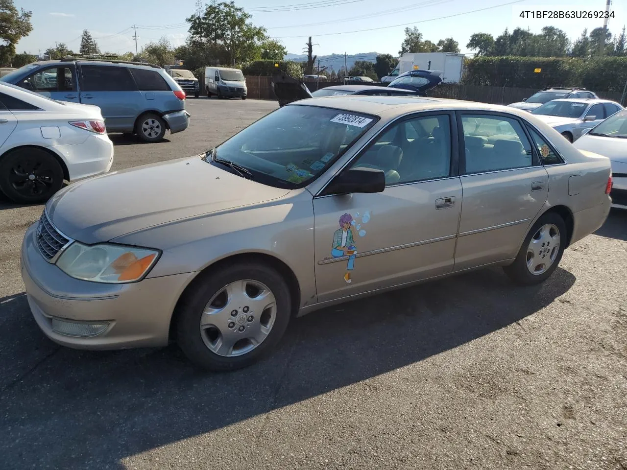 2003 Toyota Avalon Xl VIN: 4T1BF28B63U269234 Lot: 73992814