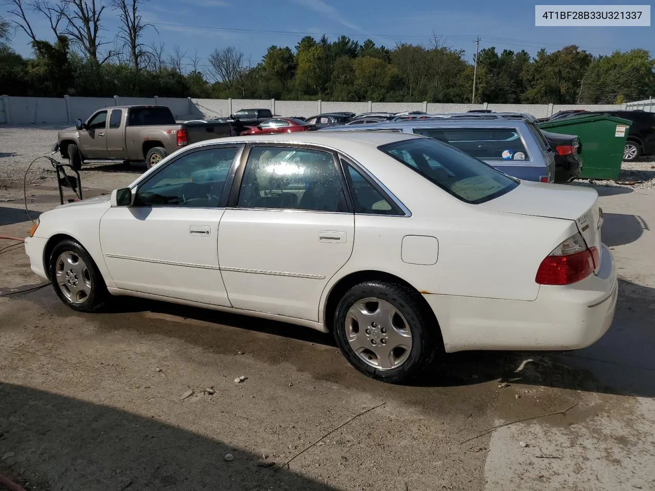 2003 Toyota Avalon Xl VIN: 4T1BF28B33U321337 Lot: 74258974