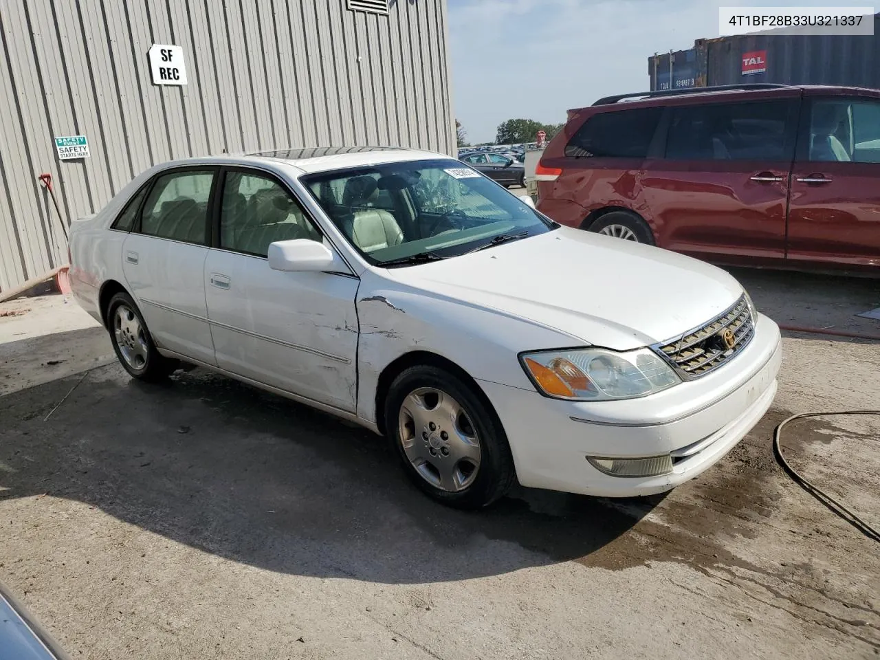 2003 Toyota Avalon Xl VIN: 4T1BF28B33U321337 Lot: 74258974