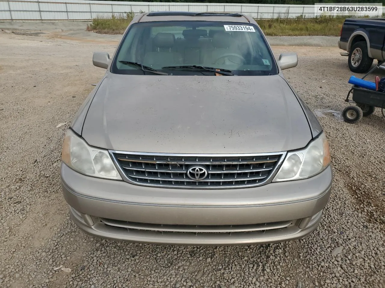 2003 Toyota Avalon Xl VIN: 4T1BF28B63U283599 Lot: 75933194