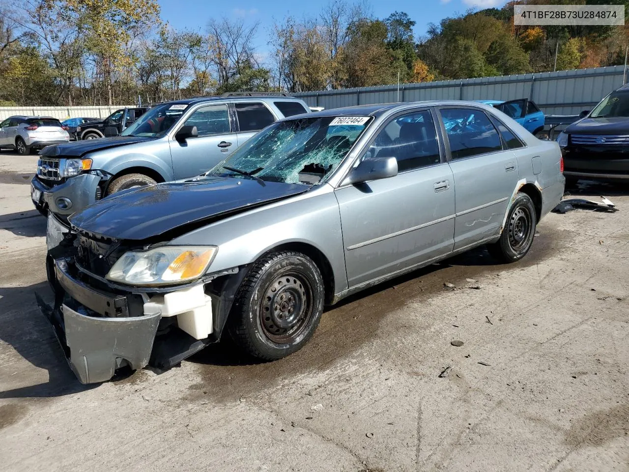 2003 Toyota Avalon Xl VIN: 4T1BF28B73U284874 Lot: 76072464