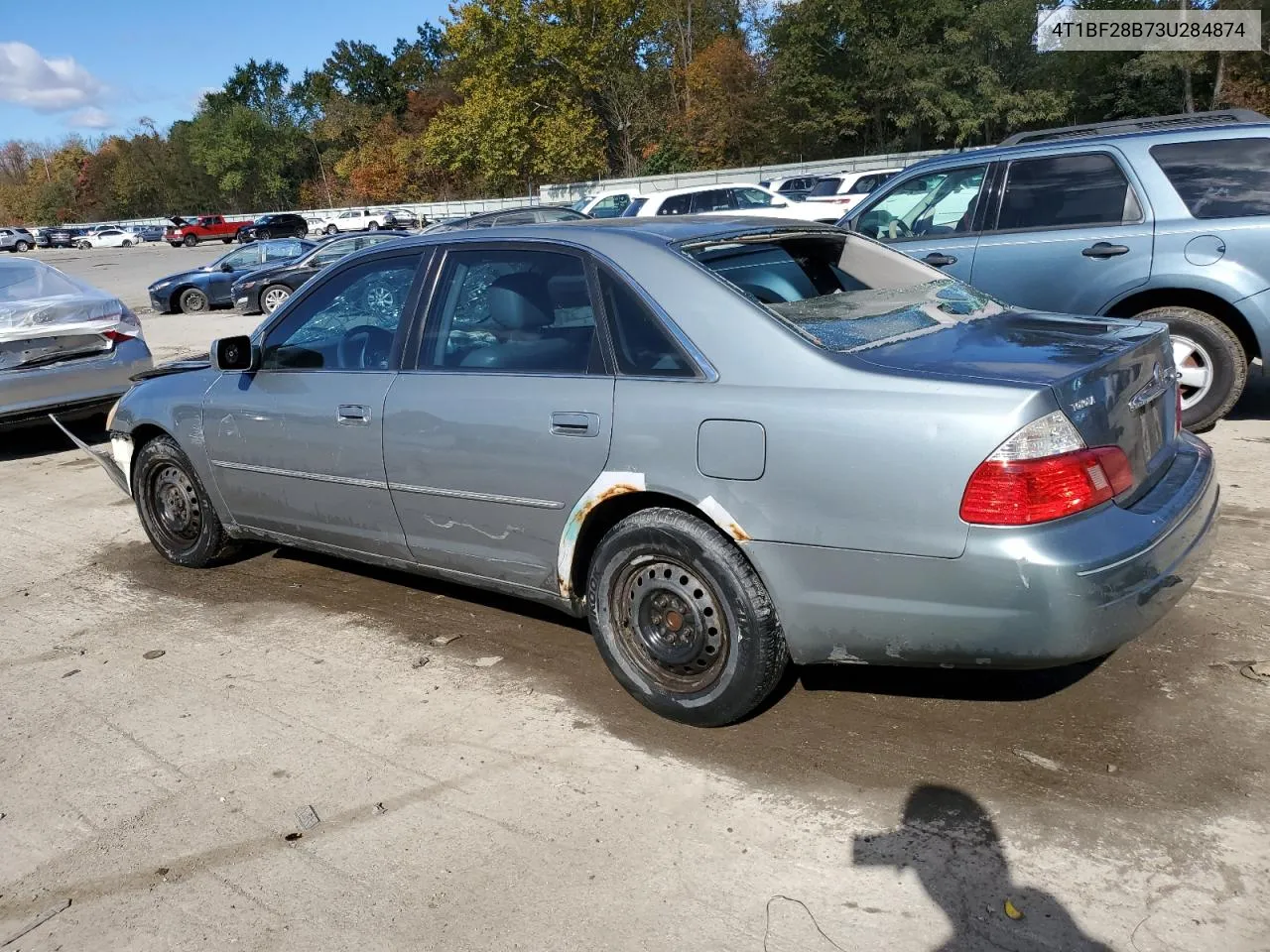 2003 Toyota Avalon Xl VIN: 4T1BF28B73U284874 Lot: 76072464