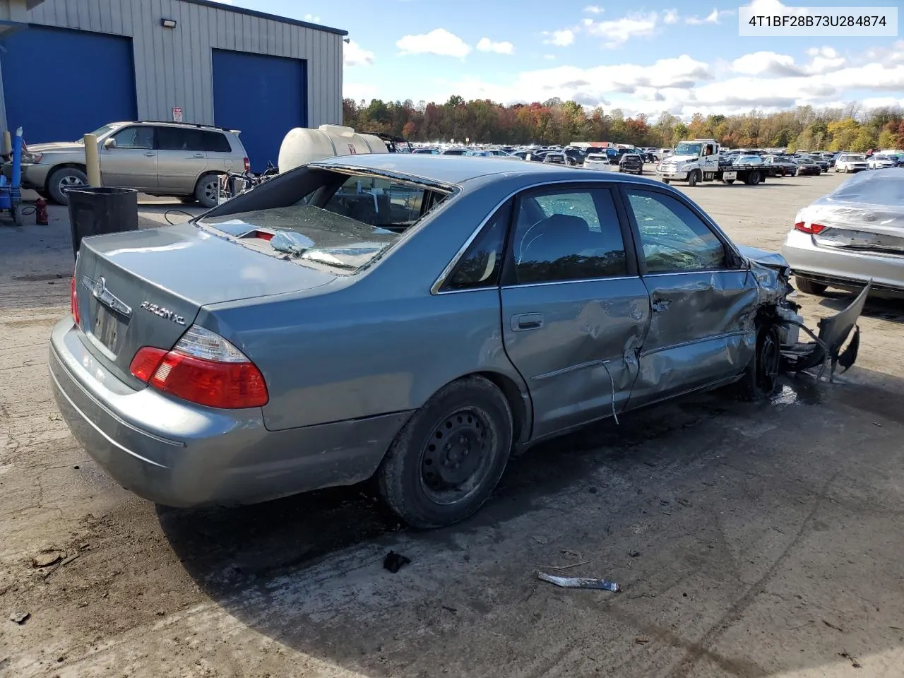 2003 Toyota Avalon Xl VIN: 4T1BF28B73U284874 Lot: 76072464