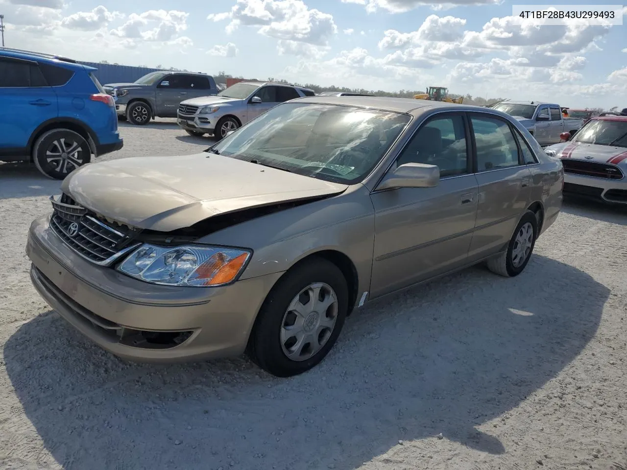 2003 Toyota Avalon Xl VIN: 4T1BF28B43U299493 Lot: 76290344