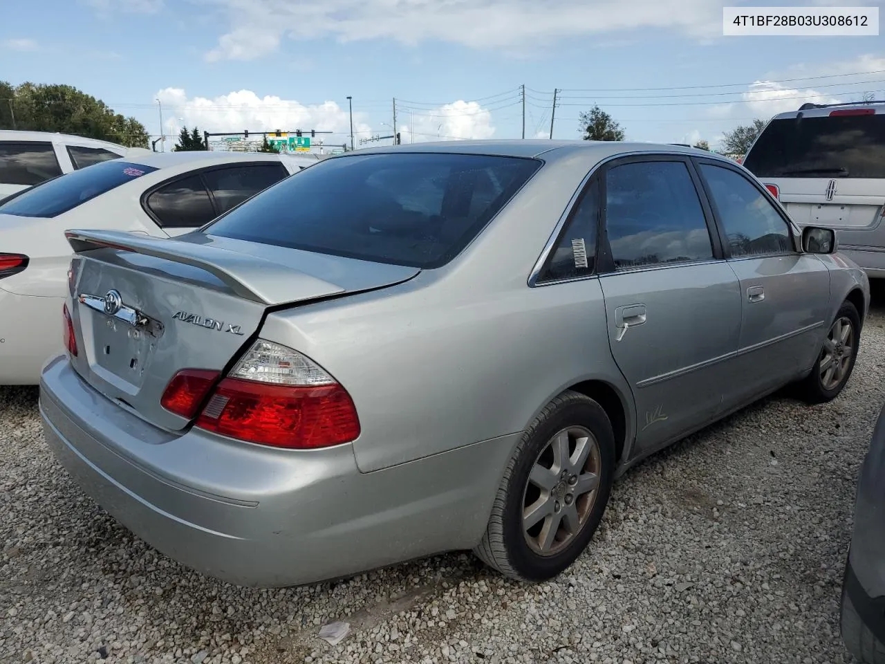 2003 Toyota Avalon Xl VIN: 4T1BF28B03U308612 Lot: 76548234