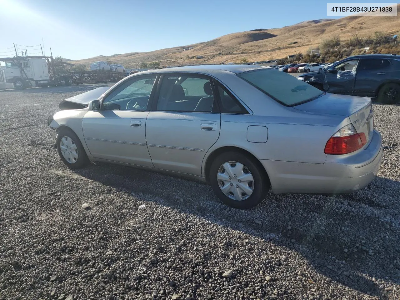 2003 Toyota Avalon Xl VIN: 4T1BF28B43U271838 Lot: 76984754