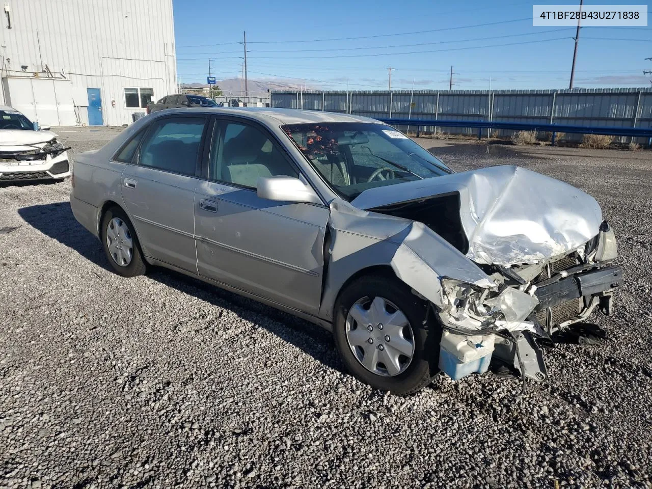 2003 Toyota Avalon Xl VIN: 4T1BF28B43U271838 Lot: 76984754