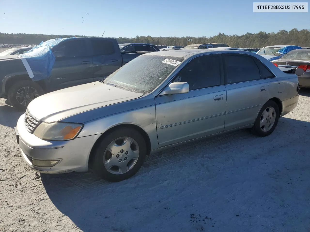 2003 Toyota Avalon Xl VIN: 4T1BF28BX3U317995 Lot: 77044654