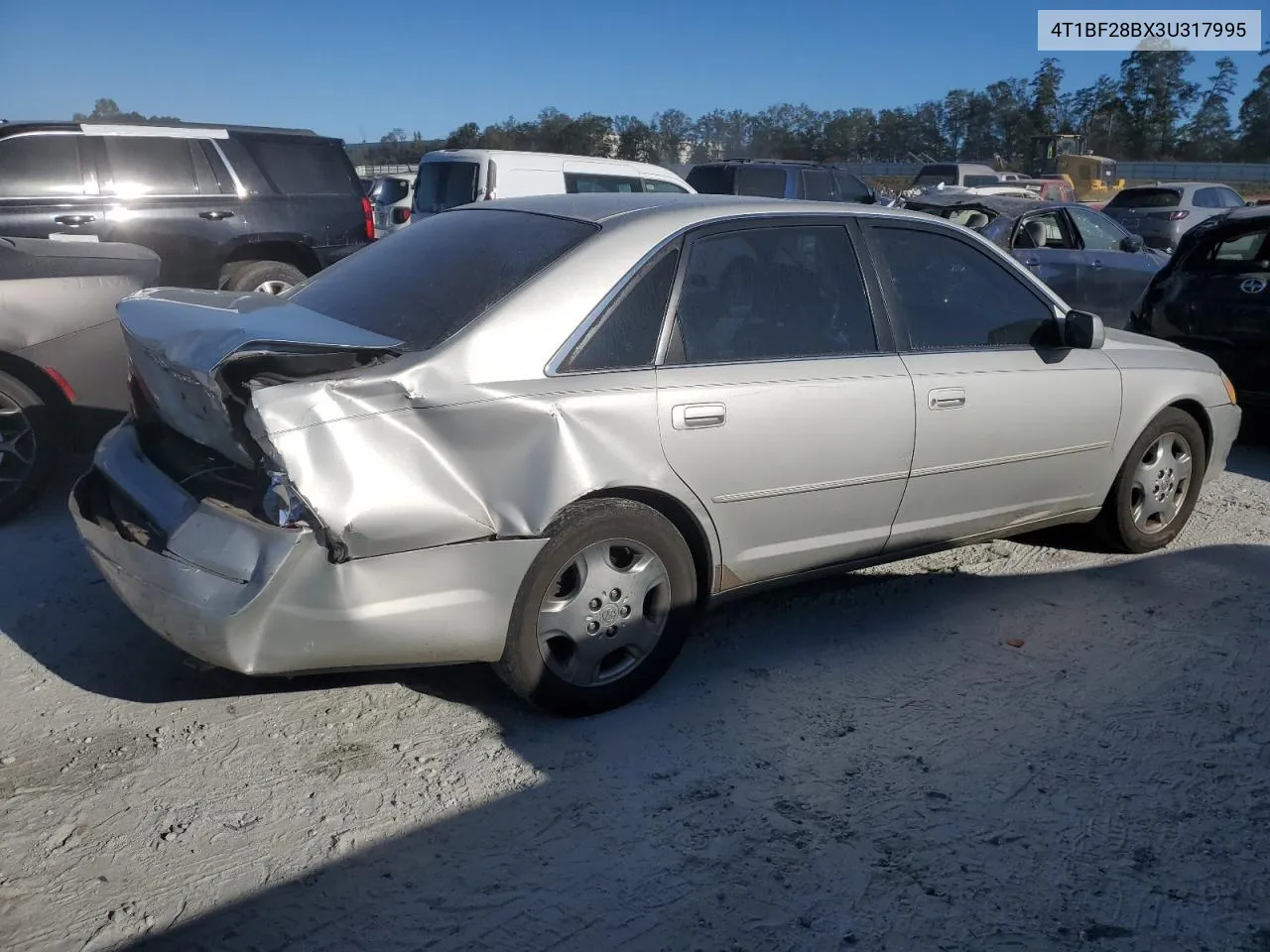 2003 Toyota Avalon Xl VIN: 4T1BF28BX3U317995 Lot: 77044654